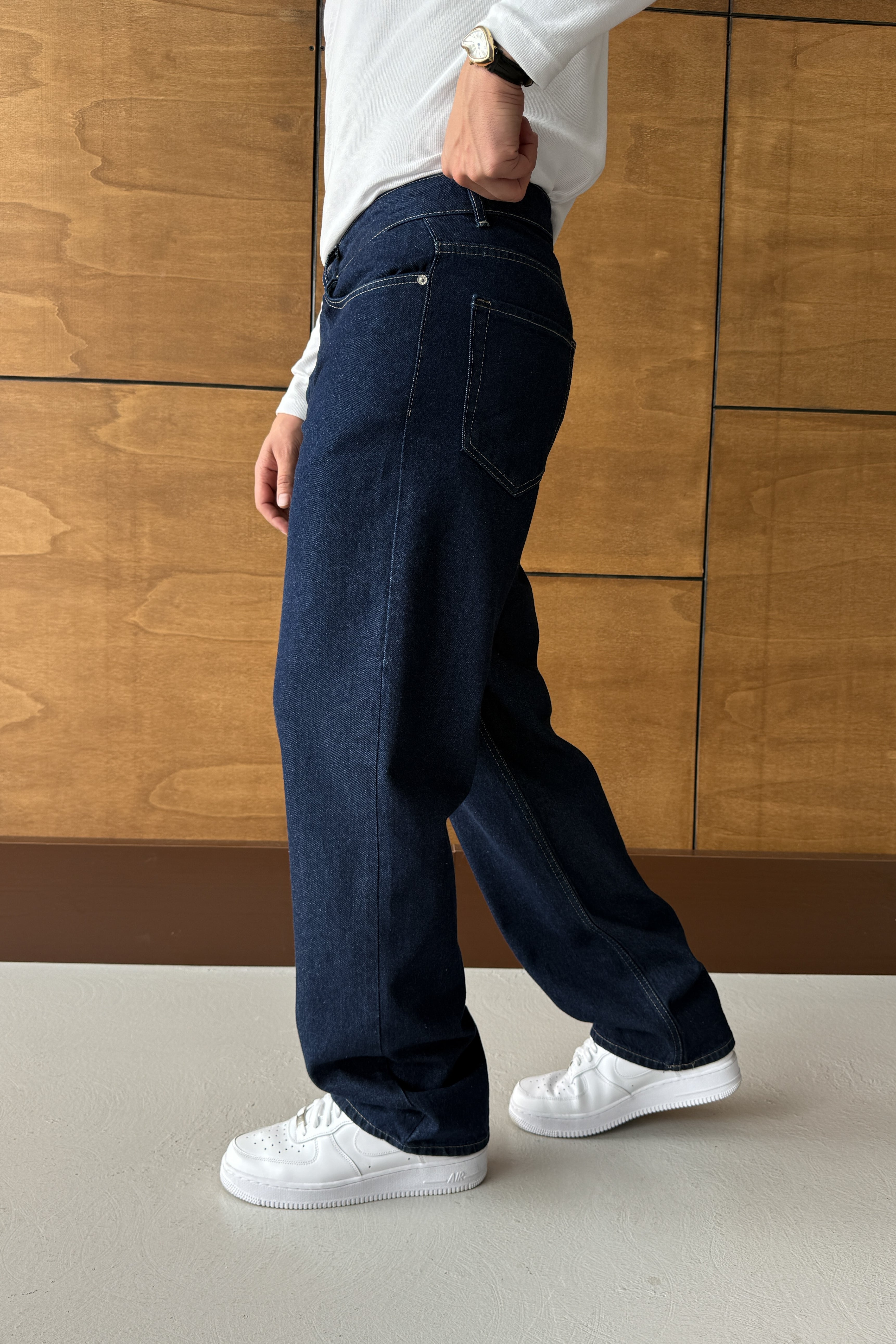 BAGGY FİT KOT PANTOLON • LACİVERT GS