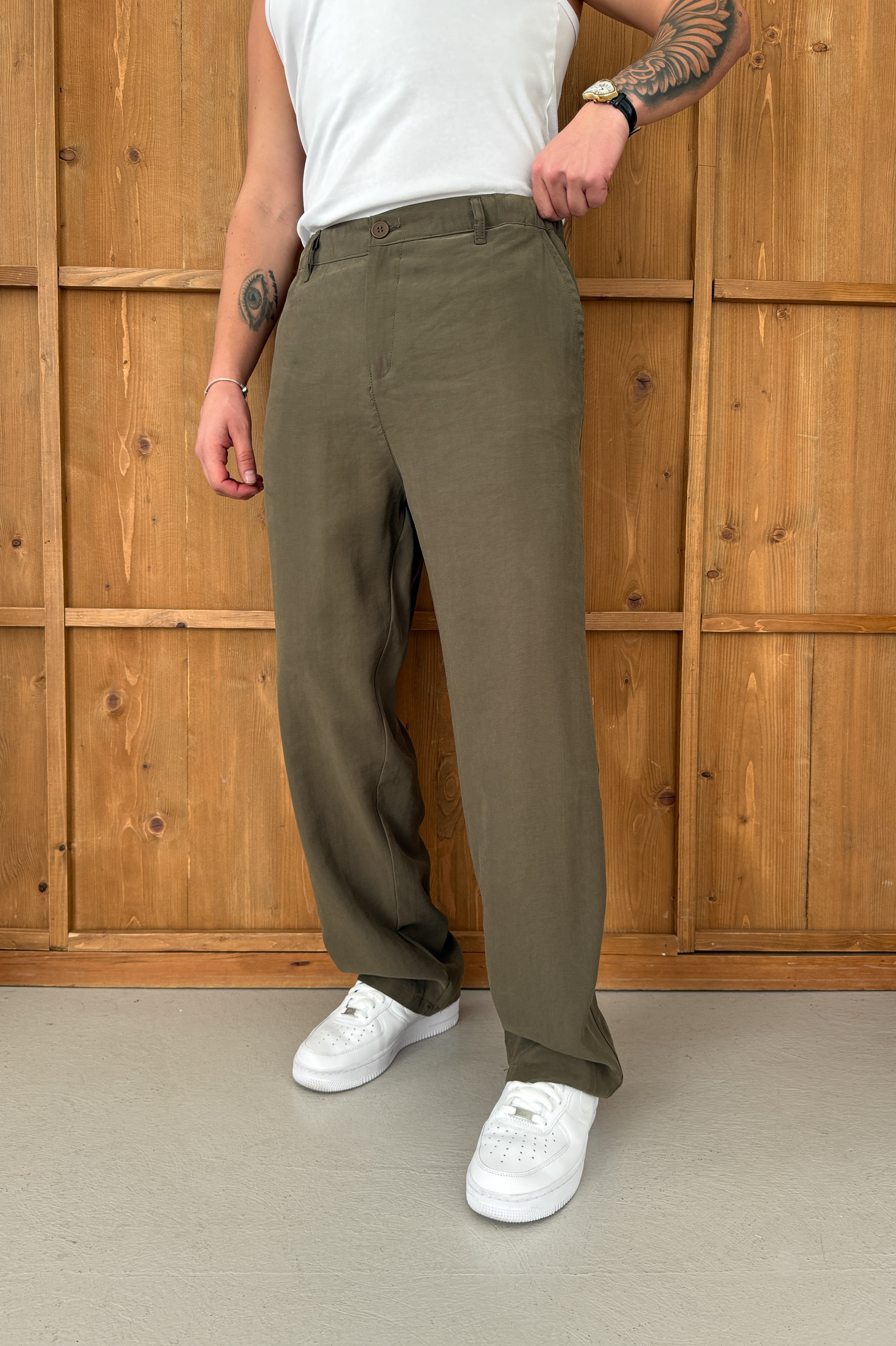 BAGGY KALIP KIŞLIK MODAL KUMAŞ PANTOLON • HAKi