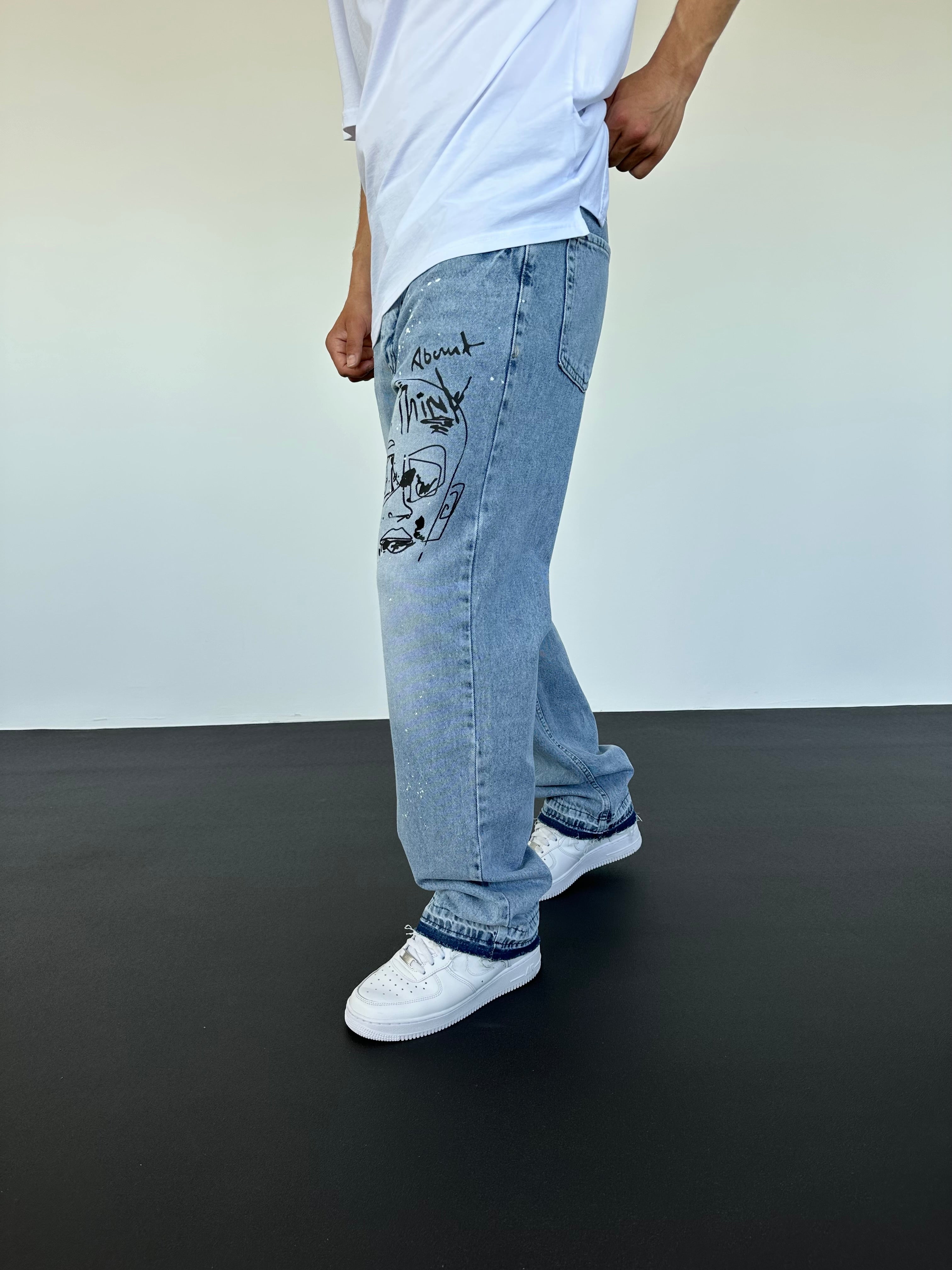 DESENLİ BAGGY PANTOLON